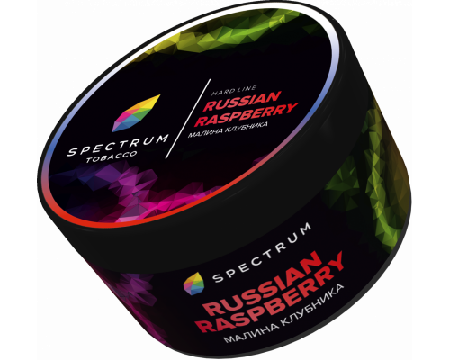 Табак для кальяна Spectrum Hard Line Russian Raspberry (Спектрум Хард Лайн - Клубника с малиной) - 200 гр