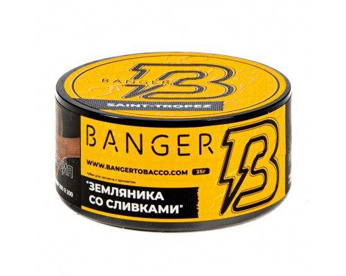 Табак для кальяна Banger Saint-Tropez (Бэнгер - Земляника, Сливки) - 25 гр