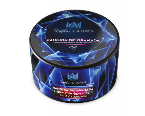 Табак для кальяна Sapphire Crown Sangria De Granada (Сапфир Краун - Фруктовое вино с Гранатом) - 25 гр