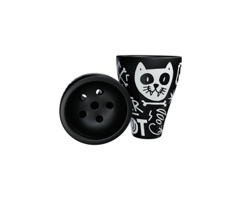 Чаша для кальяна ХУЛИГАН х ОБЛАКО - КОТЯ