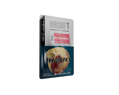 Табак для кальяна Aircraft Finnish Strawberry (Аиркрафт - Клубника) - 200 гр