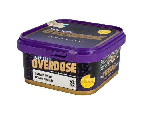 Табак для кальяна Overdose Sweet Rose  (Овердоз - Ягоды с Розой) - 200 гр