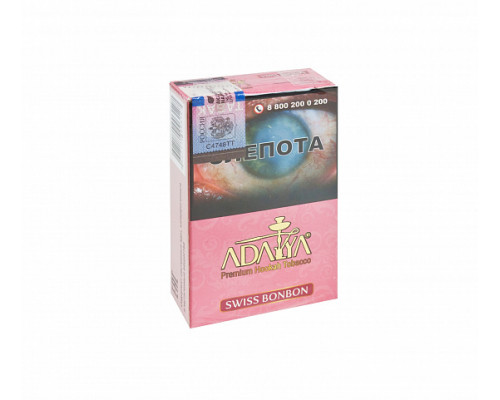 Табак ADALYA - SWISS BON BON - 50 гр - Леденцы Мята Ментол