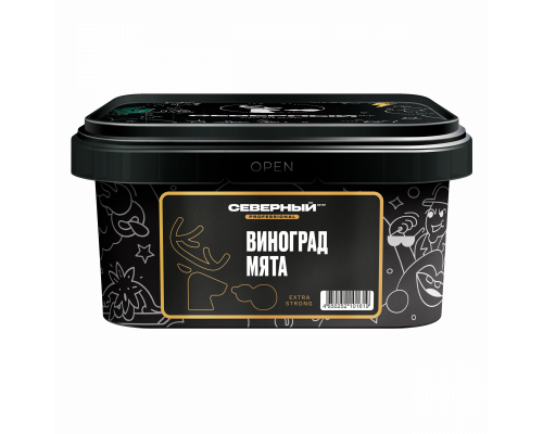 Табак для кальяна Северный Professional Виноград Мята - 200 гр