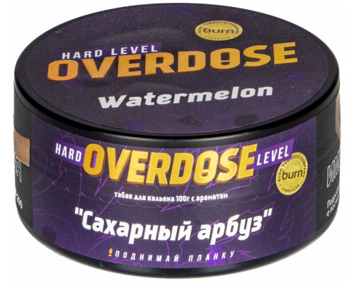 Табак для кальяна Overdose Watermelon  (Овердоз - Сахарный арбуз) - 100 гр
